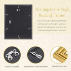 TWING 11x14 Picture Frame, Ornate Vintage 11x14 Gold Picture Frames, 1 Pack | - Image 5