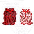 Royal Kraft Wooden Stamps DIY Fabric, Henna Printing Blocks THDtag005 - Image 4