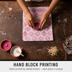 E-Tailor® Hand-Block Printed Pre-Cut Cotton Fabric Ideal - Image 5