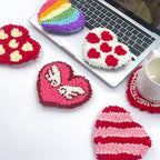 Avtytsda 6PCS Punch Needle Coaster Kit, Easy Punch Needle DIY Embroidery Set - Image 5