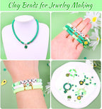 Wuollgess 3500 PCS Green Clay Beads - Image 4