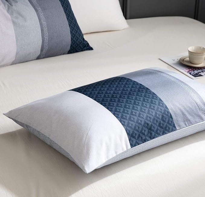SLEEPBELLA Duvet Cover Queen Set 600 Thread Count Cotton Bedding Set - Image 5