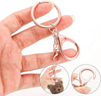 Gkeygo 10 Pack a Set Metal Lobster Claw Clasps and Key Rings, Key Chain - Image 3
