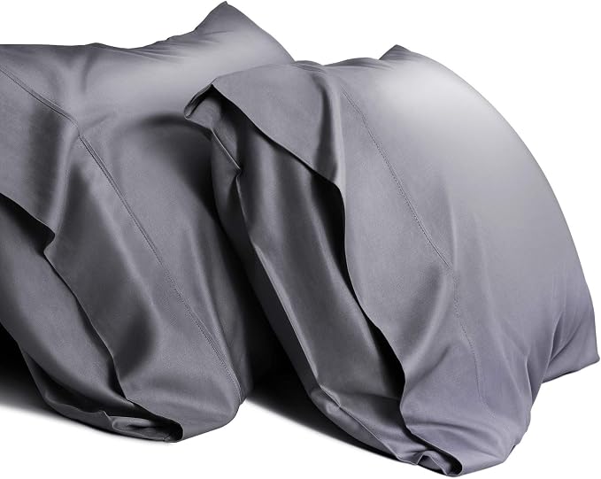 WishSmile Cooling King Pillowcases Set of 2 Breathable Cool Silky Soft Rayon - Image 6