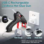 Cordless Hot Glue Gun, 20W Hot Glue Gun - Image 3