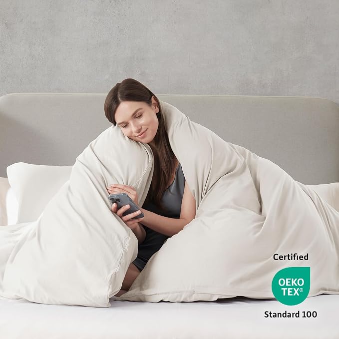 Nestl Off White Duvet Cover King Size - Image 3