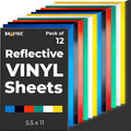 Reflective Vinyl for Cricut Joy Permanent Adhesive Light-Activated Glow in The by Kraftex