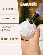 Black Full Size Hot Glue Sticks, 7.9" x 0.43" Glue Gun Sticks | Perfect - Image 5