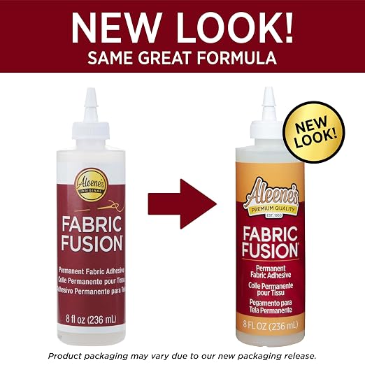 Aleene's Fabric Fusion Glue 8 fl oz, Permanent and Washable Adhesive, No-Sew - Image 9