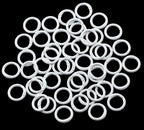 Round Carabiner Clip Bulk 48pcs 1 Inch Colorful Circle Carabiner Key Ring Clips - Image 2