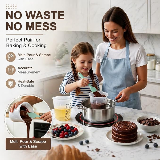 Palksky Silicone Measuring Cups Set 2-Cup - Image 4