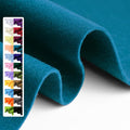 Peacock Blue Soft Felt Fabric Sheet 36" x 36", 1.6mm Thick, Premium Craft Felt by Grainear