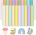 Tintnut Boho Permanent Vinyl 20 Sheets 12''x10'' Pastel Adhesive Vinyl | Solid by Tintnut