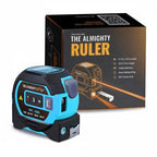 The Almighty Ruler Laser Tape Measure | Laser Distance Measurer, Heavy-Duty Tool by TheAlmightyTools