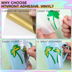 HTVRONT Permanent Adhesive Vinyl - Image 2