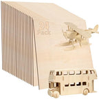 24 Pack Basswood Sheets 1/8, 3 mm Basswood by Cosogreen