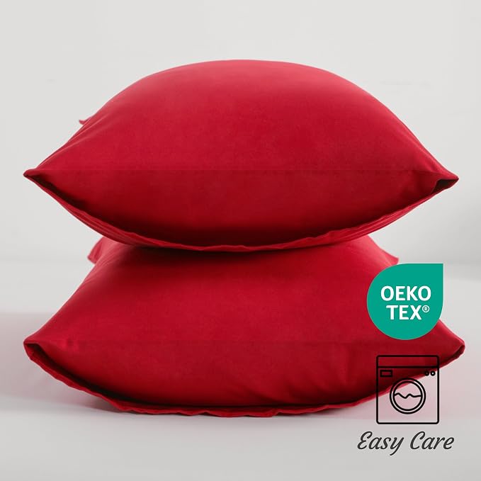 NTBAY Queen Pillow Cases Set of 2, 2 Pack Brushed Microfiber 20x30 Pillow Cases - Image 3