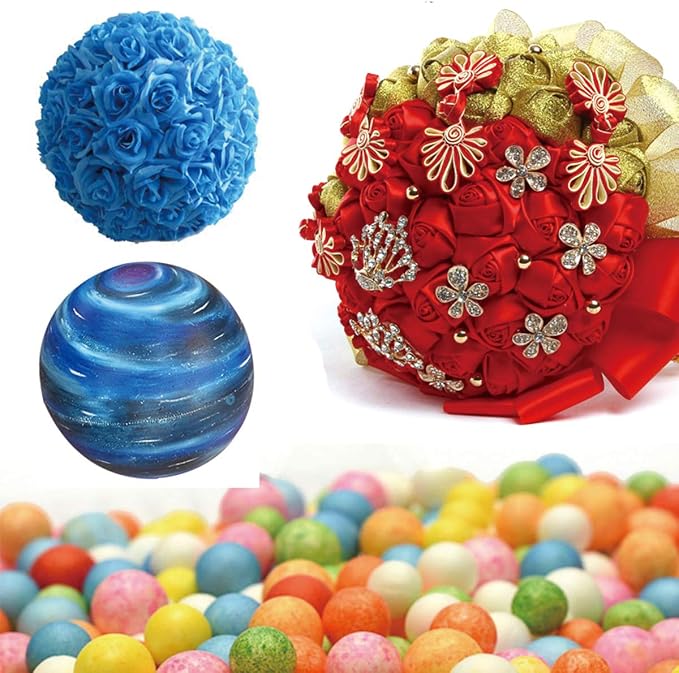 DIYASY 100 Pcs Mini Craft Foam Balls, 1Inch Mini Foam Balls - Image 4