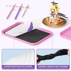 Nicpro Aesthetic Miniature Painting Kit, Stay Wet Palette & 16PCS Detail Paint - Image 3