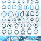 PTFJZ Polymer Clay Cutters for Earring Making - Image 6