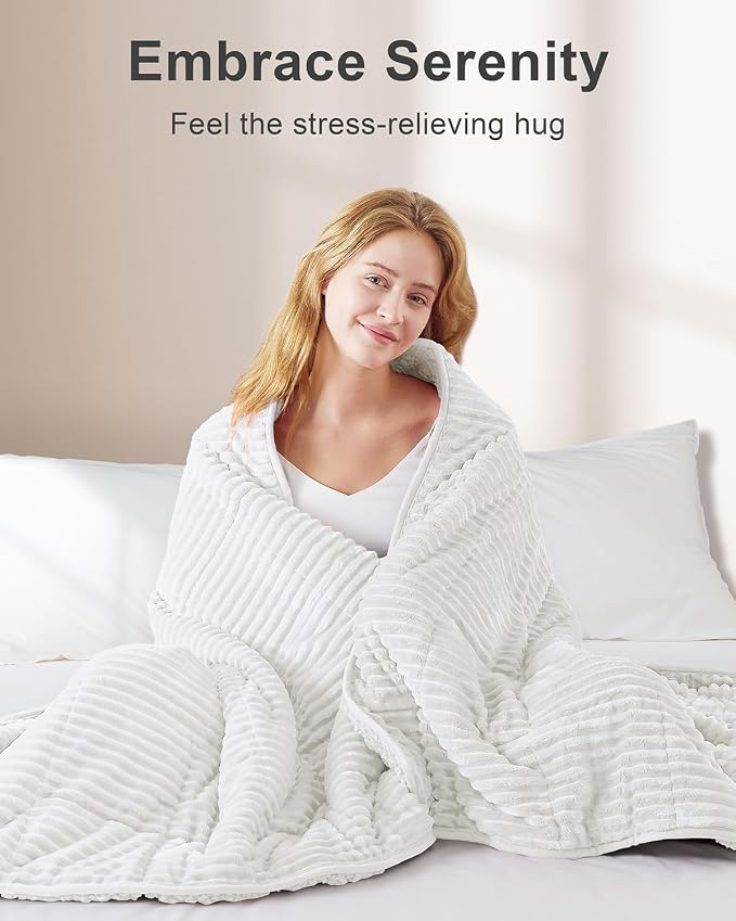 Sherpa Fleece Weighted Blanket - Image 5