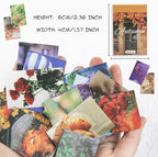 PRSTINCOL 6 Sets 300 Pcs Washi Stickers Set Assorted Colors Aesthetic Sticker - Image 3