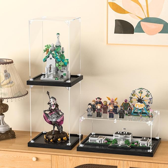 JUJOMAT Acrylic Display Case for Collectibles Clear Acrylic Display Box for - Image 6