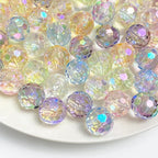16mm Acrylic Beads UV Transparent Colorful Bead 95pcs Clear Football Beads by BERMRO