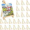 24 Pack 9 Inch Easel for Painting, Wooden Easel Stand Canvas Stand for Sign by WSICSE
