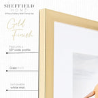 Sheffield Home 9 Piece Gallery Wall Frame Set, 12x12 in. Matted to 8x8 in. - Image 4