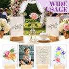 Bercoor 5 Pack 4x6 Inch Blank Clear Acrylic Sign - Image 4