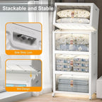 UAMFURI Stackable Storage Bins, 1440QT Collapsible Drawers - Image 4