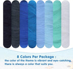 Wonvoc Needle Felting Wool 80 g, 8 Colors Nature Wool Roving - Image 7