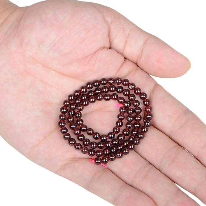 AD Beads Natural Gemstone Round Loose Beads 15" - Image 3