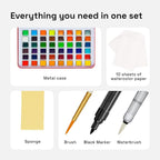 ARTISTRO 48 Color Watercolor Paint Set - Image 3