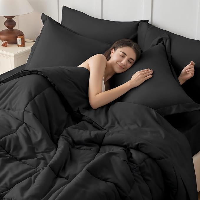 JOLLYVOGUE Oversized King Comforter Set, Ultra-Soft Bed in a Bag Oversized King - Image 7