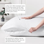 ACCURATEX Euro Pillows Set of 2 - Image 4