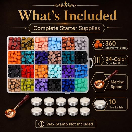 xxxHOLIC Wax Seal Kit, 360 Beads in 24 Colors | - Image 8