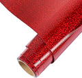 TORC Red Holographic HTV Heat Transfer Vinyl Roll 12 in x 5 ft Christmas by TORC