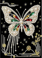 GEMFAMILY Butterfly Pearl Diamond Art Kits by Unknown