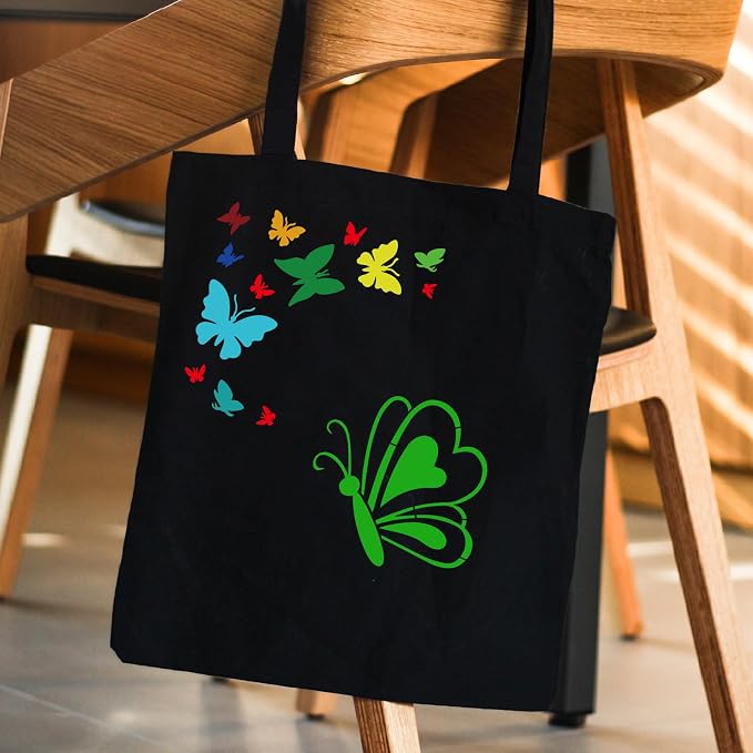12 Pieces Butterfly Stencil Reusable Flying Butterfly Template Plastic Nature - Image 2