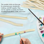 50Pcs Natural Twigs, Driftwood Branches, Unfinished Timber Rods - Image 7