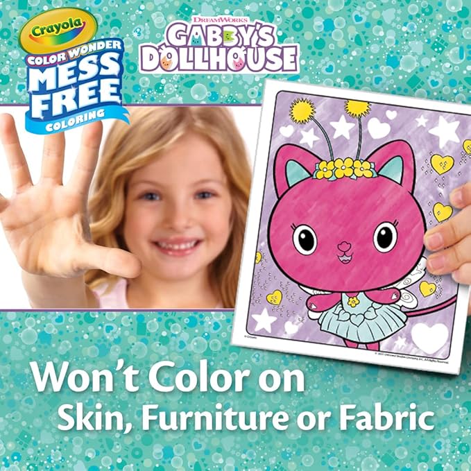 Crayola Gabbys Dollhouse Color Wonder Activity Set, Mess Free Coloring Pages - Image 5