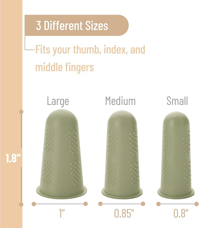 Mr. Pen- Hot Glue Gun Finger Protectors, Rubber Fingers Tips, Rubber Finger - Image 3