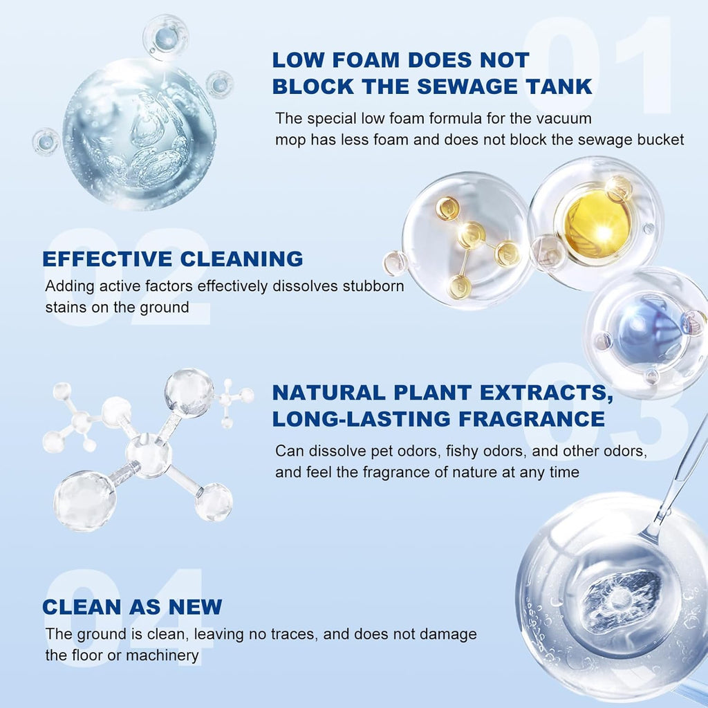 10 Bottles Compatible with Tineco Cleaning Solution Pet 500ml Per Bottle Lavender Scents Floor Cleaner Compatible with All Robot Vacuums with Mopping and Cordless Wet/Dry Vacuum (Lavender)