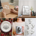Silver Permanent Adhesive Vinyl, Party Decorations, Scrapbooking & DIY Crafts - Image 6