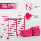 Giantex 9 Drawers Rolling Cart, Classroom Organizers, Storage Cart - Image 7