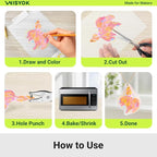 WISYOK 30pcs Shrinky Film, Shrink Plastic Sheets - Image 5