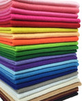 24pcs Thick 1.4mm Soft Felt Fabric Sheet Assorted Color Felt Pack DIY Craft by flic-flac