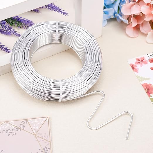 Fashewelry 114 Feet 10 Gauge Aluminum Wire Silver Bendable Metal Craft Wire - Image 9